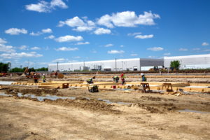 Construction of the new Equipment Maintenance Facility
