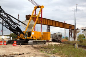 Building of the Choctaw Sub Overpass Haltom City