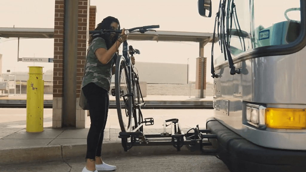 Bike racks on Trinity Metro buses