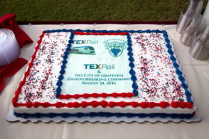 TEXRail Ground Breaking Grapevine Main Street Station Event