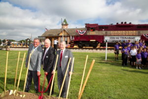 TEXRail Ground Breaking Grapevine Main Street Station Event