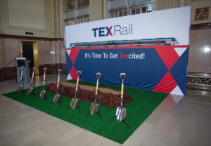 TEXRail Ground Breaking T&P Station Event