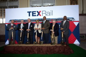 TEXRail Ground Breaking T&P Station Event
