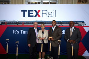 TEXRail Ground Breaking T&P Station Event