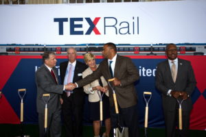 TEXRail Ground Breaking T&P Station Event