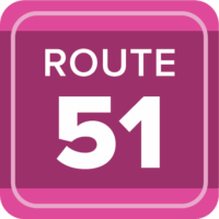 Route 51 Pink - Web Button Route 51 Pink - Web Button