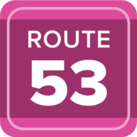 Route 53 Pink - Web Button Route 53 Pink - Web Button